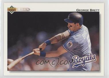 1992 Upper Deck - [Base] - Factory Set Gold Hologram #444 - George Brett