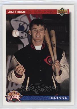 1992 Upper Deck - [Base] - Factory Set Gold Hologram #5 - Star Rookie - Jim Thome