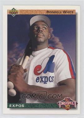 1992 Upper Deck - [Base] - Factory Set Gold Hologram #61 - Top Prospect - Rondell White [EX to NM]