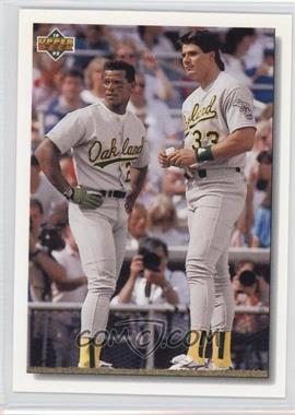 1992 Upper Deck - [Base] - Factory Set Gold Hologram #640 - Rickey Henderson, Jose Canseco