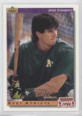 1992 Upper Deck - [Base] - Factory Set Gold Hologram #649 - Jose Canseco