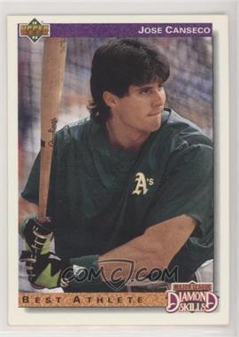 1992 Upper Deck - [Base] - Factory Set Gold Hologram #649 - Jose Canseco