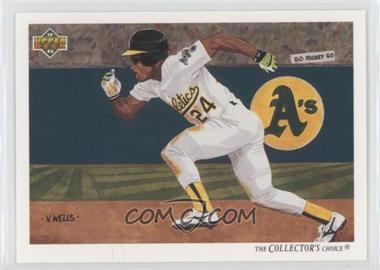 1992 Upper Deck - [Base] - Factory Set Gold Hologram #90 - Team Checklist - Rickey Henderson