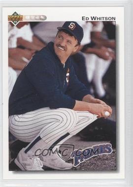 1992 Upper Deck - [Base] #103 - Ed Whitson