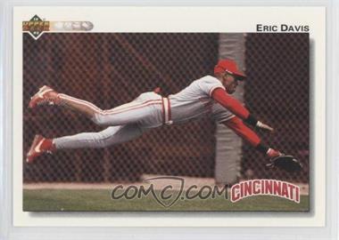 1992 Upper Deck - [Base] #125 - Eric Davis [EX to NM]