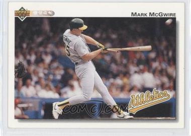 1992 Upper Deck - [Base] #153 - Mark McGwire