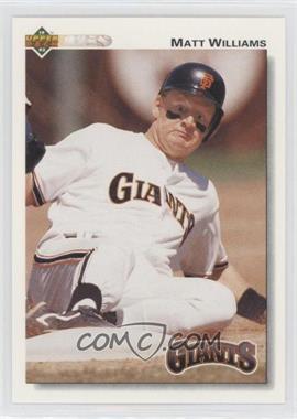 1992 Upper Deck - [Base] #154 - Matt Williams