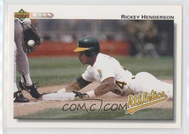 1992 Upper Deck - [Base] #155 - Rickey Henderson