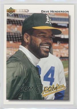 1992 Upper Deck - [Base] #172 - Dave Henderson