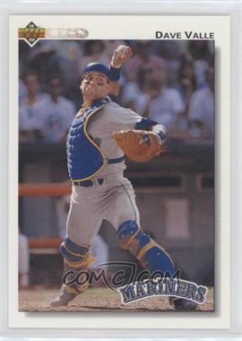 1992 Upper Deck - [Base] #182 - Dave Valle