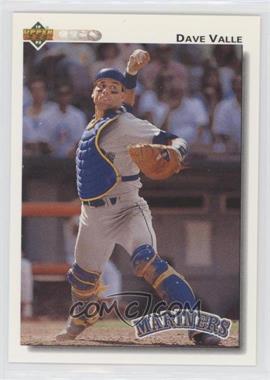 1992 Upper Deck - [Base] #182 - Dave Valle