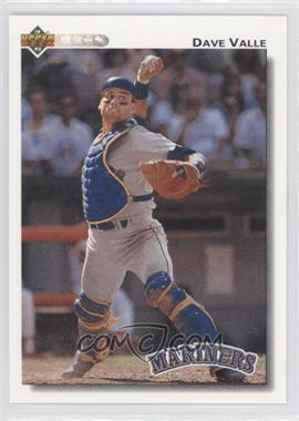 1992 Upper Deck - [Base] #182 - Dave Valle