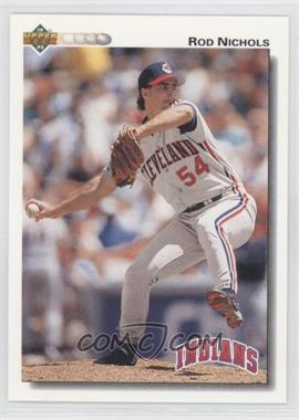 1992 Upper Deck - [Base] #212 - Rod Nichols