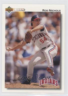 1992 Upper Deck - [Base] #212 - Rod Nichols