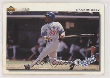 1992 Upper Deck - [Base] #265 - Eddie Murray [Good to VG‑EX]