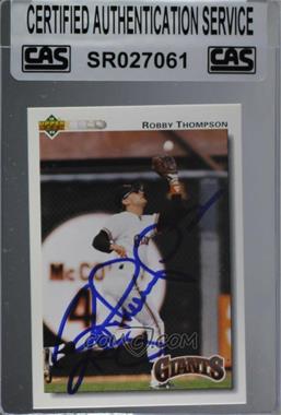 1992 Upper Deck - [Base] #286 - Robby Thompson [CAS Certified Sealed]