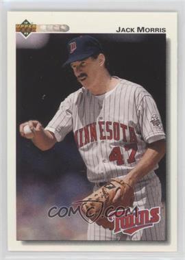 1992 Upper Deck - [Base] #315 - Jack Morris [Good to VG‑EX]