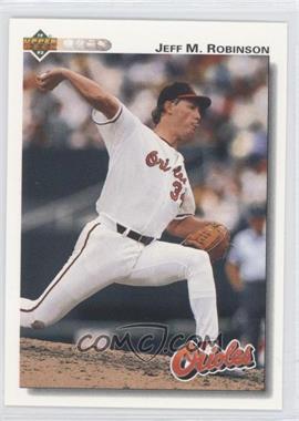 1992 Upper Deck - [Base] #320 - Jeff M. Robinson