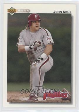 1992 Upper Deck - [Base] #326 - John Kruk