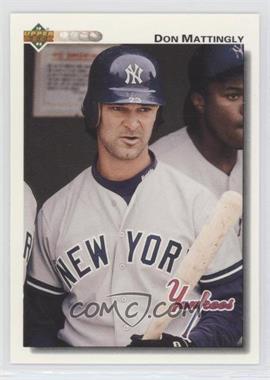 1992 Upper Deck - [Base] #356 - Don Mattingly [EX to NM]