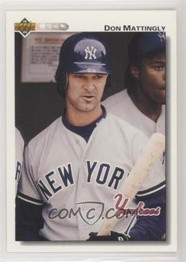 1992 Upper Deck - [Base] #356 - Don Mattingly [EX to NM]