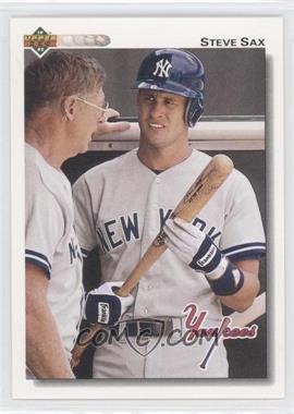 1992 Upper Deck - [Base] #358 - Steve Sax