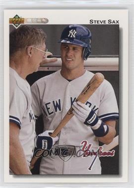 1992 Upper Deck - [Base] #358 - Steve Sax