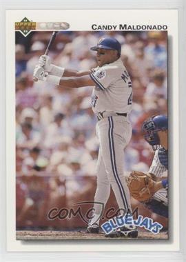 1992 Upper Deck - [Base] #393 - Candy Maldonado