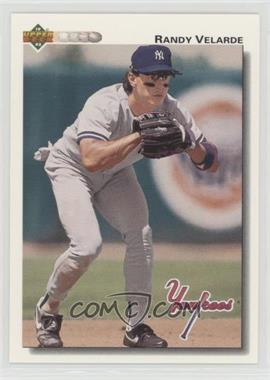 1992 Upper Deck - [Base] #399 - Randy Velarde