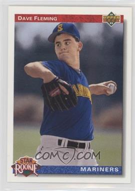 1992 Upper Deck - [Base] #4 - Star Rookie - Dave Fleming