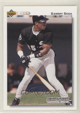 1992 Upper Deck - [Base] #438 - Sammy Sosa