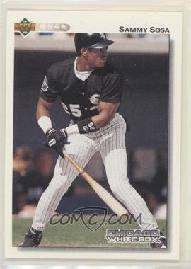 1992 Upper Deck - [Base] #438 - Sammy Sosa