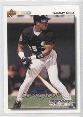 1992 Upper Deck - [Base] #438 - Sammy Sosa