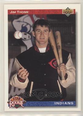 1992 Upper Deck - [Base] #5 - Star Rookie - Jim Thome [EX to NM]
