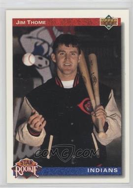 1992 Upper Deck - [Base] #5 - Star Rookie - Jim Thome [EX to NM]