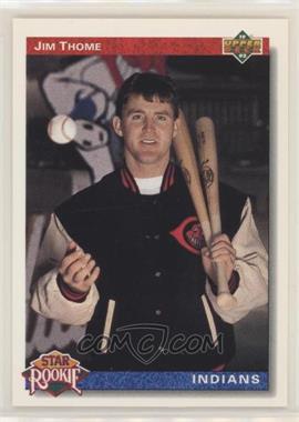 1992 Upper Deck - [Base] #5 - Star Rookie - Jim Thome [EX to NM]