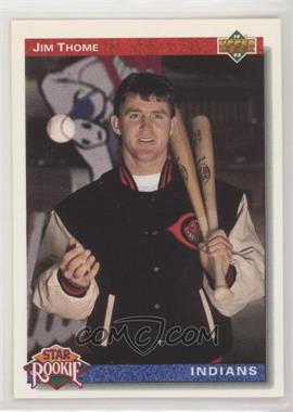 1992 Upper Deck - [Base] #5 - Star Rookie - Jim Thome [EX to NM]