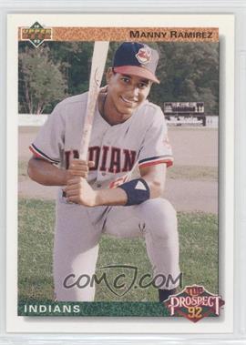 1992 Upper Deck - [Base] #63 - Top Prospect - Manny Ramirez
