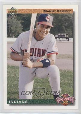 1992 Upper Deck - [Base] #63 - Top Prospect - Manny Ramirez