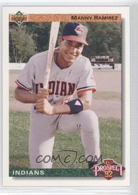 1992 Upper Deck - [Base] #63 - Top Prospect - Manny Ramirez