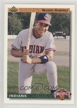 1992 Upper Deck - [Base] #63 - Top Prospect - Manny Ramirez