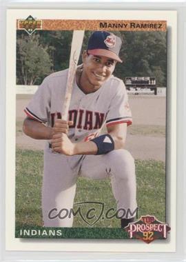 1992 Upper Deck - [Base] #63 - Top Prospect - Manny Ramirez