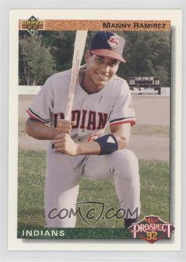 1992 Upper Deck - [Base] #63 - Top Prospect - Manny Ramirez