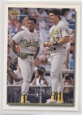 1992 Upper Deck - [Base] #640 - Rickey Henderson, Jose Canseco