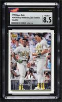 Rickey Henderson, Jose Canseco [CSG 8.5 NM/Mint+]