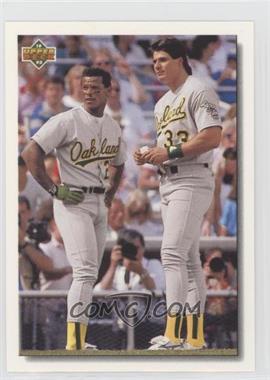 1992 Upper Deck - [Base] #640 - Rickey Henderson, Jose Canseco