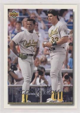 1992 Upper Deck - [Base] #640 - Rickey Henderson, Jose Canseco