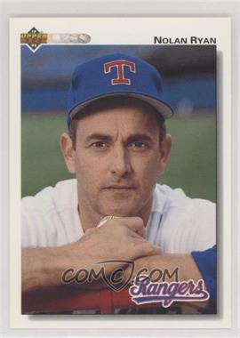 1992 Upper Deck - [Base] #655 - Nolan Ryan