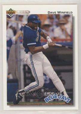 1992 Upper Deck - [Base] #734 - Dave Winfield