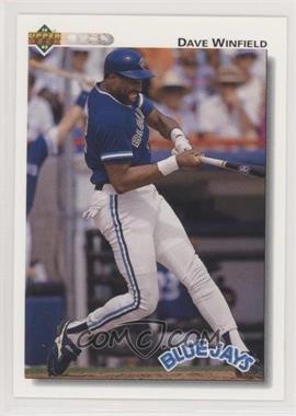 1992 Upper Deck - [Base] #734 - Dave Winfield